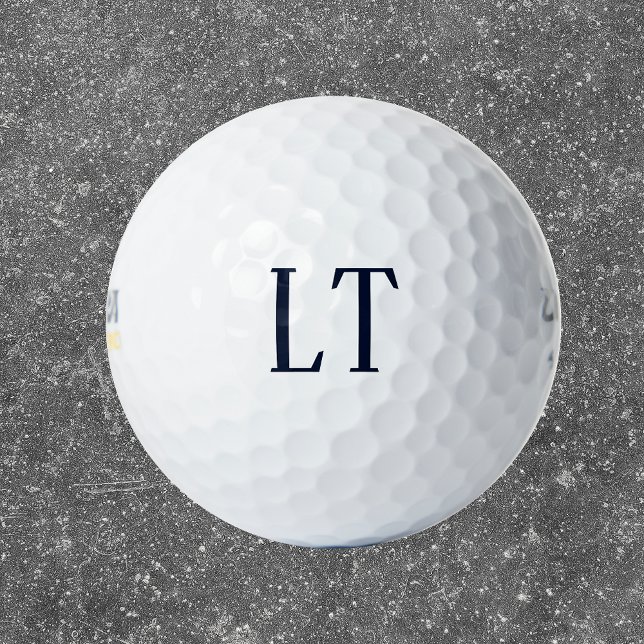 Einfache Initialen Golfball (Von Creator hochgeladen)