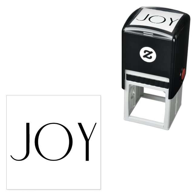 Einfache Joy Weihnachten Urlaub DIY Scrapbooking Permastempel (Beispiel)