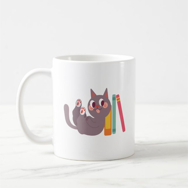 Einfache Kaffeekanne mit weißem Ton Kaffeetasse (Links)
