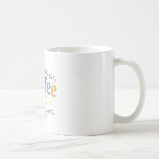 „Einfache Kaffeewort-Mottotasse ☕ Sauberes ästheti Kaffeetasse
