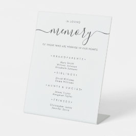 Einfache Kalligrafie bei der Hochzeit des liebende Sockelschild