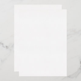 Einfache kalligraphische Front und Back Wedding Go Folieneinladung