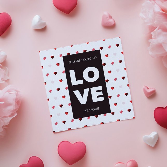 Einfache Karte mit Liebe Wort und Herzform. (Von Creator hochgeladen)