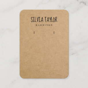 einfache Karte mit minimalem Papierformat