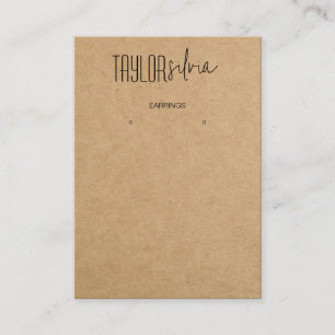 einfache Karte mit minimalem Papierformat