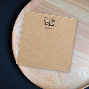 einfache Karte mit minimalem Papierformat