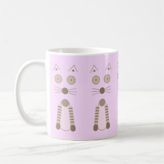 Einfache Katze Kaffeetasse