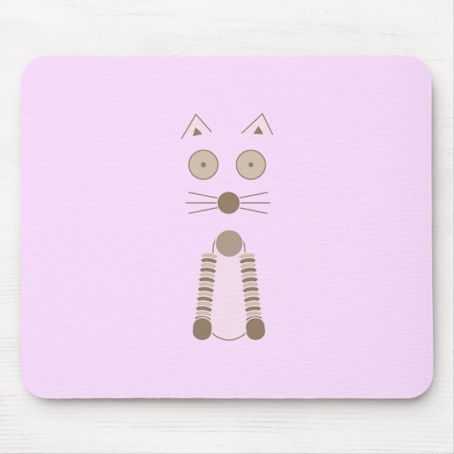 Einfache Katze Mousepad (Vorne)