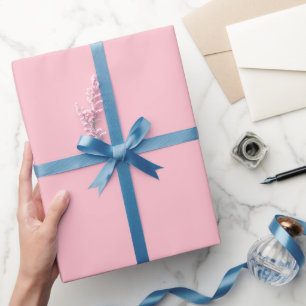 Einfache Kaugummi-Rosa-Farbnuance Geschenkpapier