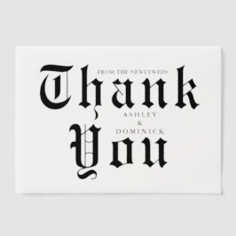 Einfache keltische Kalligrafie Vielen Dank für Ihr