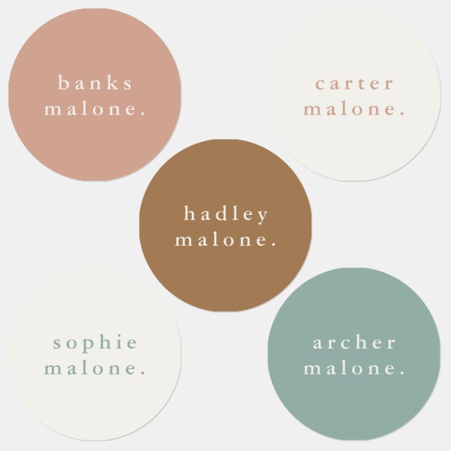 Einfache Kinder Name Wasserfeste Kleidung Etiketten (Gruppe)