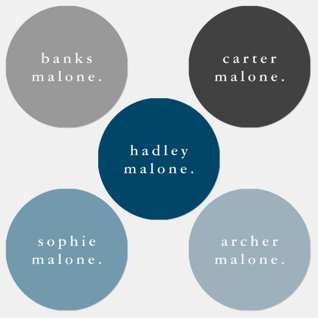 Einfache Kinder Name Wasserfeste Kleidung Etiketten (Gruppe)