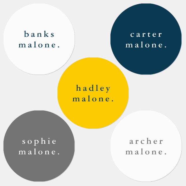 Einfache Kinder Name Wasserfeste Kleidung Etiketten (Gruppe)