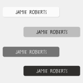 Einfache Kinder Wassersicherer Name Etiketten