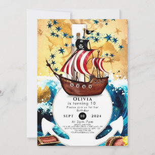 Einfache Kinderfreude zum Geburtstag Einladung