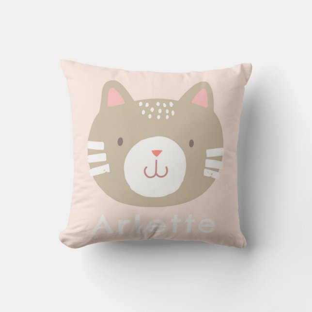Einfache Kitty  Kissen (Vorderseite)