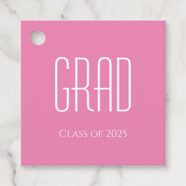 Einfache Klasse der Graduationspartei 2025 Niedlic Geschenkanhänger (Vorderseite)