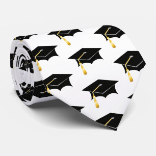 Einfache Klasse Elegant Grad Cap Muster Abschluss Krawatte