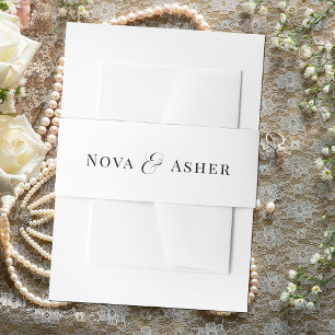 Einfache Klasse Elegant Modernes Klassisches Tradi Einladungsbanderole