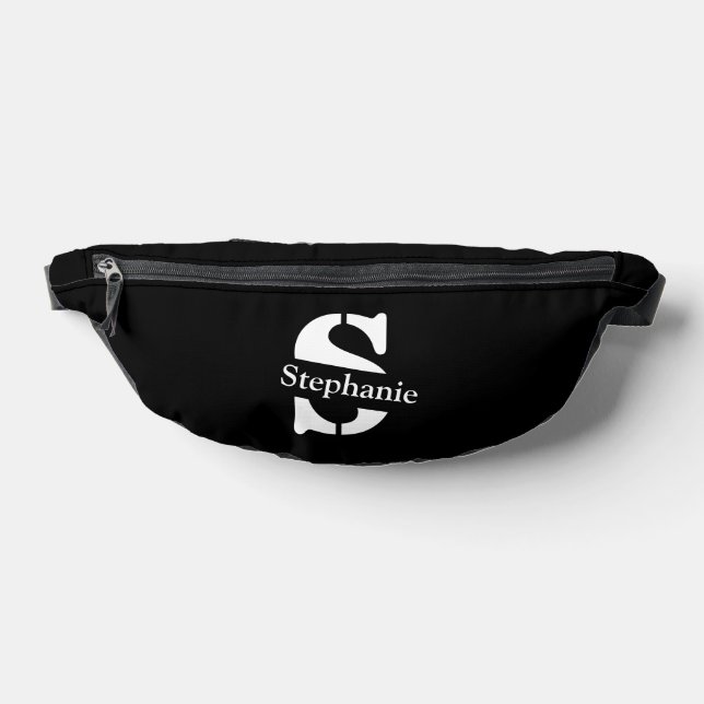 Einfache klassische Berufliche Monogramm und Name Bauchtasche (Ablage )