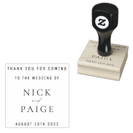 Einfache klassische Gastgeschenk Hochzeit Gummi Br Gummistempel