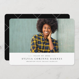 Einfache klassische horizontale Abschluss-Ankündig