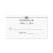 Einfache klassische Schwarz-weiße Hochzeitsstimmun