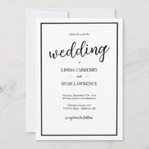 Einfache klassische schwarze und weiße Hochzeitsei