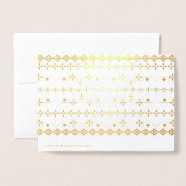 Einfache Kontaktkarte Folienkarte