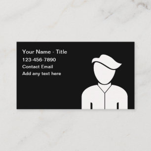 Einfache Kontaktkarten für Männer Visitenkarte