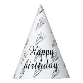 Einfache Kontur Party Partyhütchen