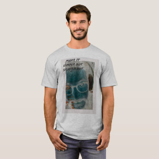 Einfache Kopfhörer mit verschiedenen Brillengläser T-Shirt