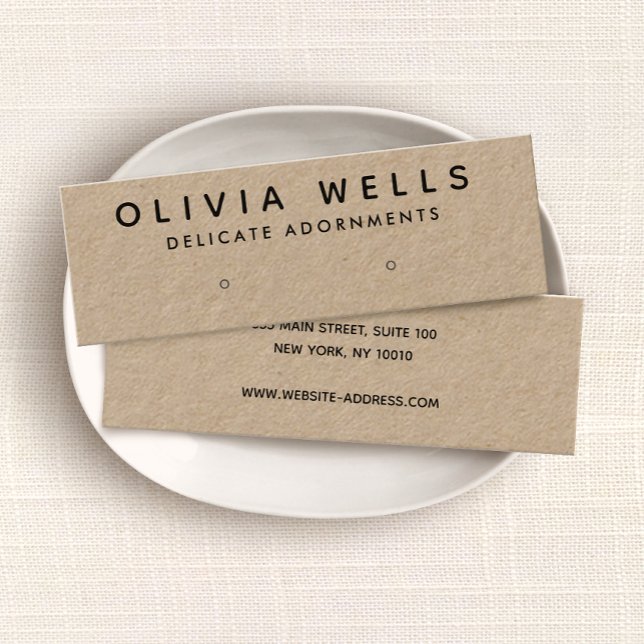 Einfache Kraftkopferdarstellung Mini Visitenkarte (Von Creator hochgeladen)