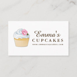 Einfache kundengerechte Kuchen-Visitenkarte Visitenkarte