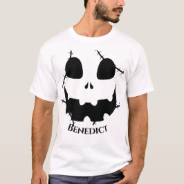 Einfache Kürbisgesicht Halloween Jack-o-Laternen N T-Shirt