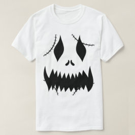 Einfache Kürbisgesicht Halloween-Jack-o-Laternen T-Shirt