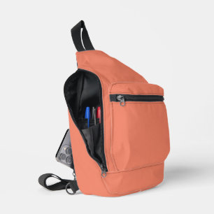 Einfache Lachs-Behörde® Crossbody Bag
