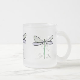 EINFACHE LIBELLEN-FROSTIERTE TASSE