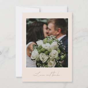 Einfache Liebe Danke Foto Wedding Vielen Dank