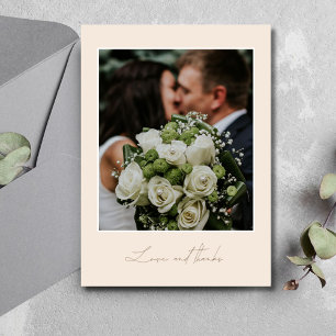 Einfache Liebe Danke Foto Wedding Vielen Dank