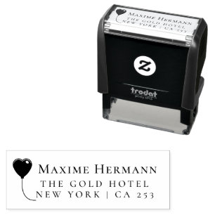 Einfache LIEBE   Familienname und Rückgabe Permastempel