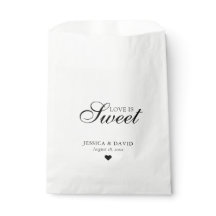 Einfache Liebe ist Sweet Gastgeschenk Hochzeit Bag