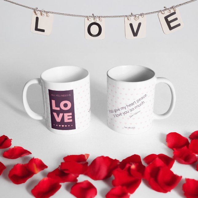 Einfache Liebe Kaffeetasse (Von Creator hochgeladen)