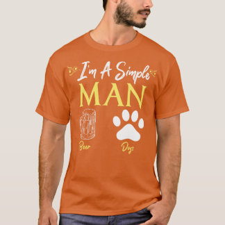 Einfache Lieben Bierhunde T-Shirt