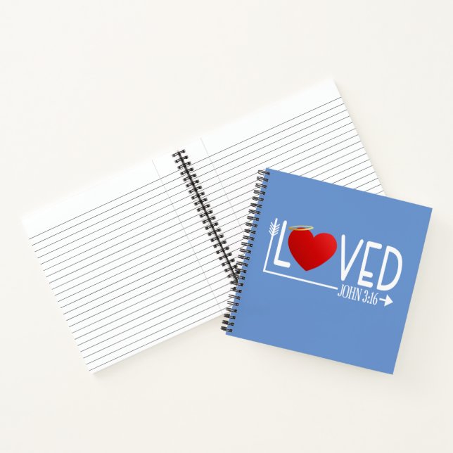 Einfache liebte Bibel Verse Valentine | Notizbuch (Innenseite)
