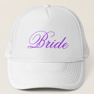 Einfache lila Bridge Truckerkappe