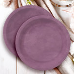 Einfache, Lila Farbbearbeitung Pappteller<br><div class="desc">Wasserfarbe in Lila farbigen, leicht bearbeitbaren Hochzeitspapier-Tellern. Sie können den Hintergrund in eine beliebige Farbe ändern, um Ihr Thema zu bearbeiten! Dieses moderne Hochzeitsdesign besticht durch eine wunderschöne Aquarelltextur und farbenfrohe Farben, die für jede Jahreszeit perfekt sind. Die Lila, ätherische Hochzeitskollektion in Aquarellfarben wird Ihre Hochzeit unvergesslich und schön machen!...</div>