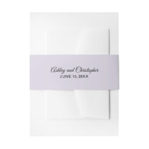 Einfache Lila Lilac Wedding Bly Band