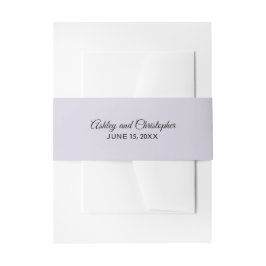 Einfache Lila Lilac Wedding Bly Band