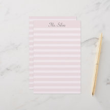 Einfache Linde Personalisiert Stationery : Dusty R